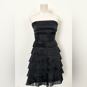 White House Black Market Tiered Pleated Dress